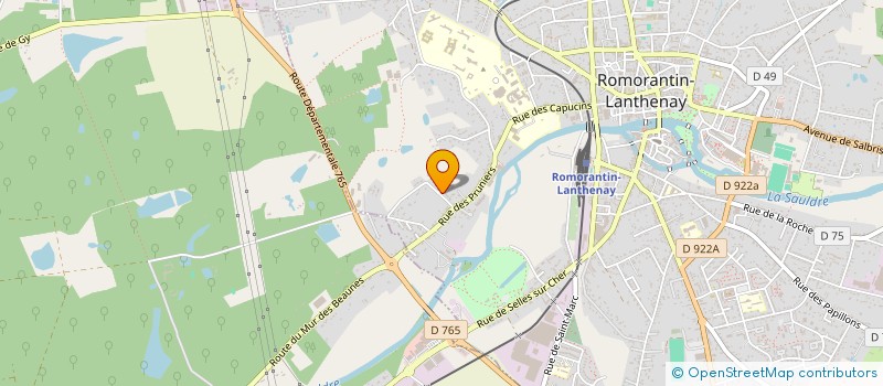 localisation de l'entreprise BTO  ROMORANTIN-LANTHENAY