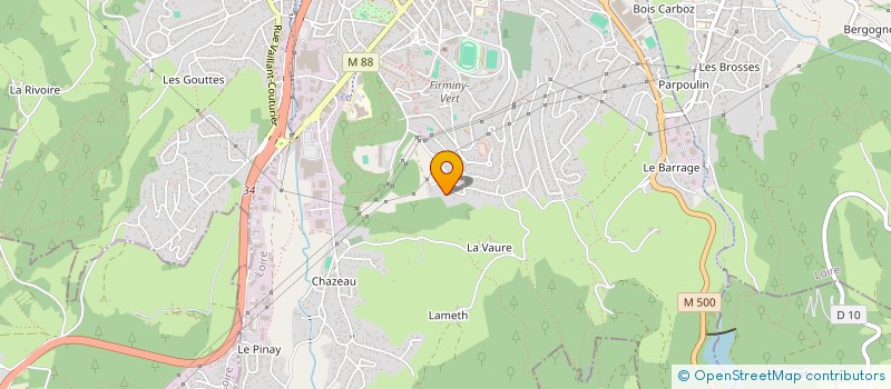 localisation de l'entreprise BTOBIKE  FIRMINY