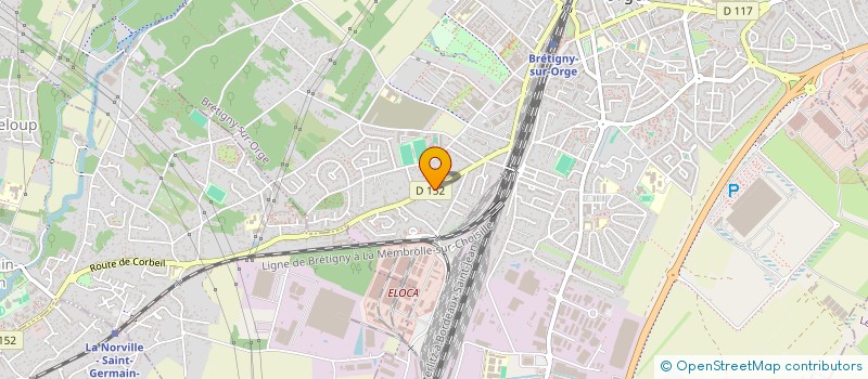 localisation de l'entreprise BTP 2016 à BRETIGNY-SUR-ORGE