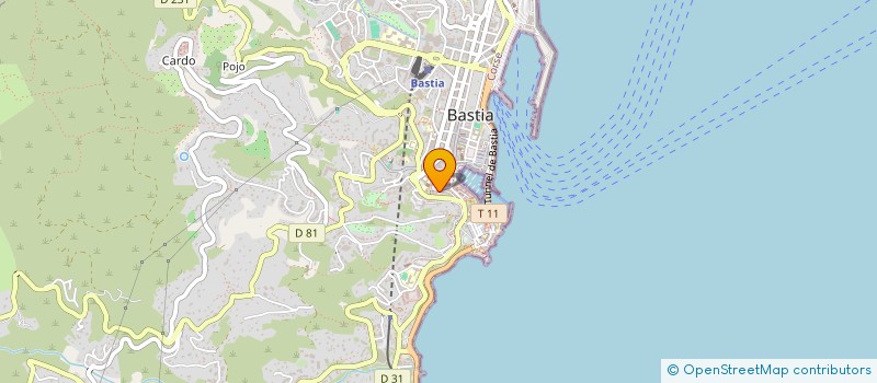 localisation de l'entreprise BTP 2B FACADIER à BASTIA