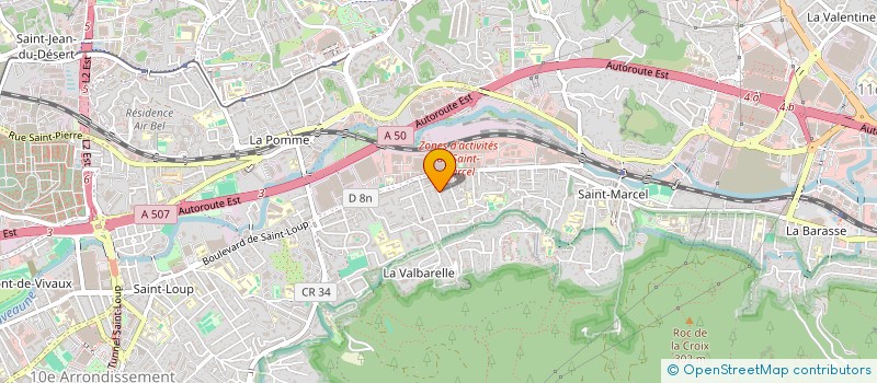 localisation de l'entreprise BTP à MARSEILLE