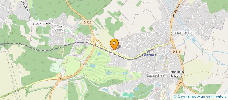 localisation de l'entreprise BTP  VIARMES