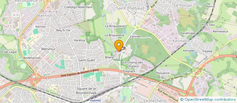 localisation de l'entreprise BTP AMENAGEMENT à SAINT-AVE
