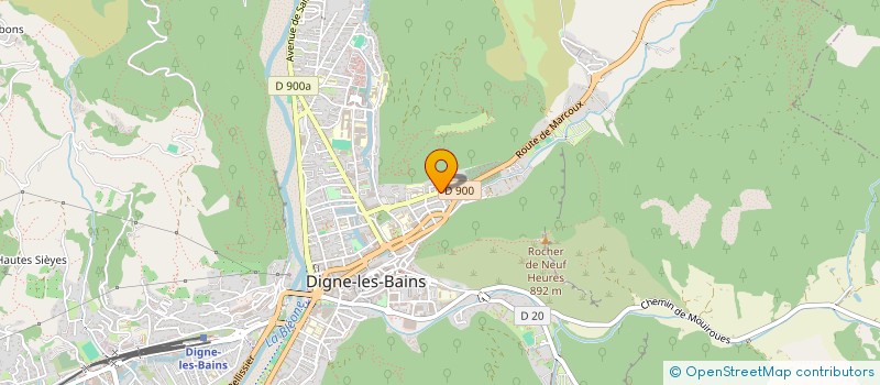 localisation de l'entreprise BTP AVENIR à DIGNE-LES-BAINS