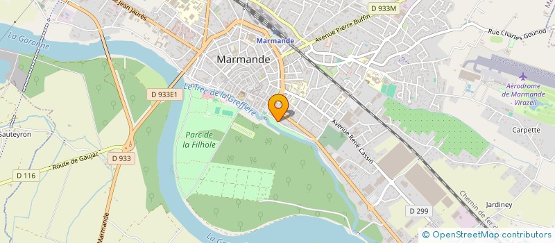localisation de l'entreprise BTP BHUMP à MARMANDE