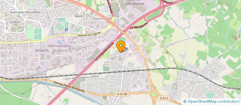 localisation de l'entreprise BTP (BLAZQUEZ TRAVAUX PETROLIERS)  VILLENEUVE-LES-BEZIERS