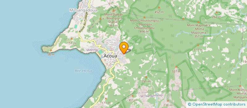 localisation de l'entreprise BTP BOIS CONCEPT AGENCEMENT OI  ACOUA