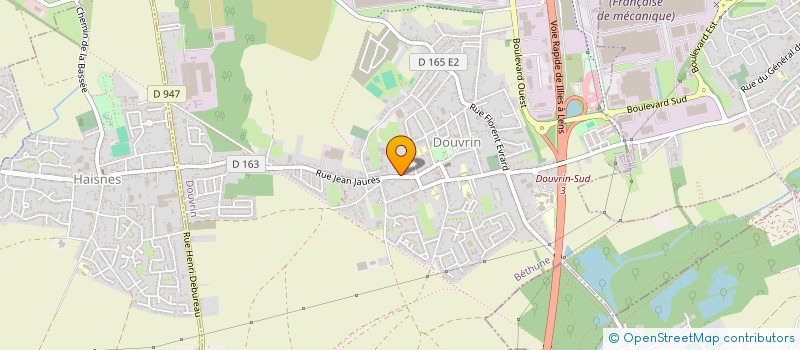 localisation de l'entreprise BTP-BUSINESS TEAM PRO  DOUVRIN