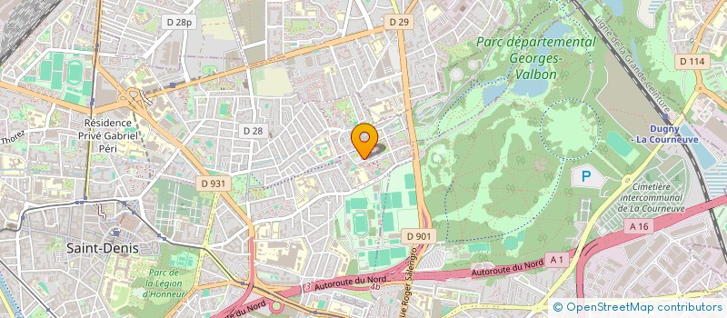 localisation de l'entreprise BTP CASANOVA  SAINT-DENIS