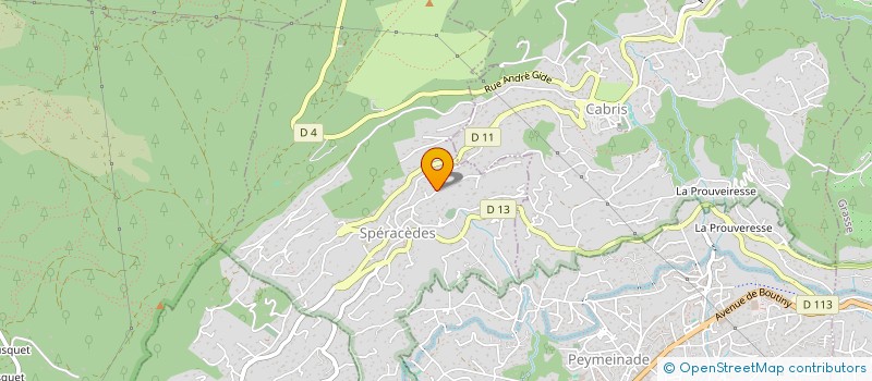 localisation de l'entreprise BTP CBA  SPERACEDES