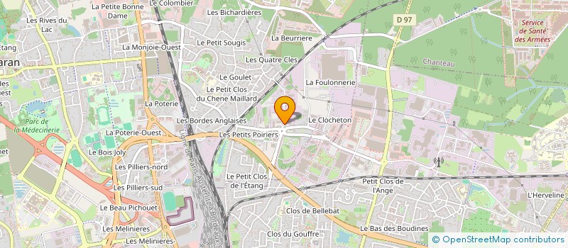 localisation de l'entreprise BTP CFA CENTRE à SARAN