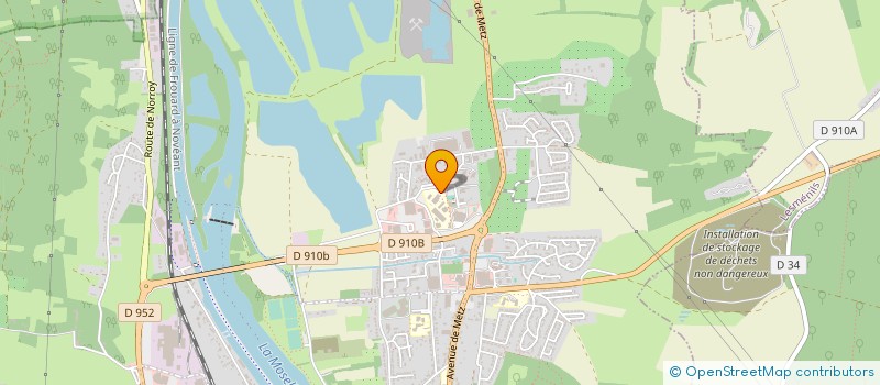 localisation de l'entreprise BTP CFA GRAND EST  PONT-A-MOUSSON