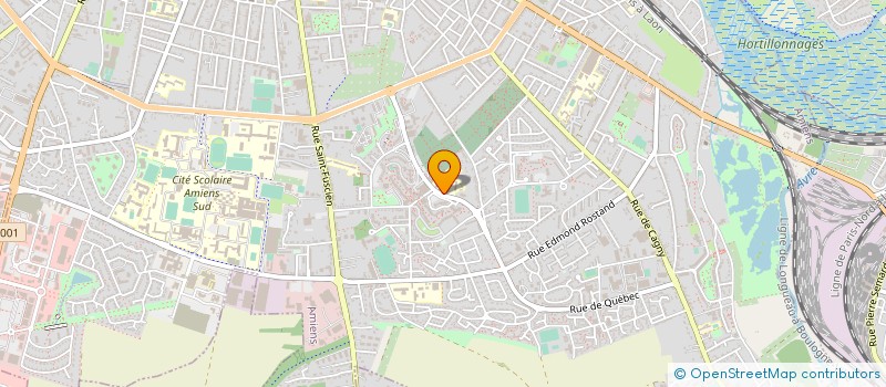 localisation de l'entreprise BTP CFA PICARDIE à AMIENS