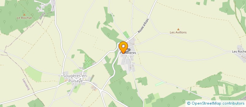 localisation de l'entreprise BTP CIVIL  SOUGERES-EN-PUISAYE