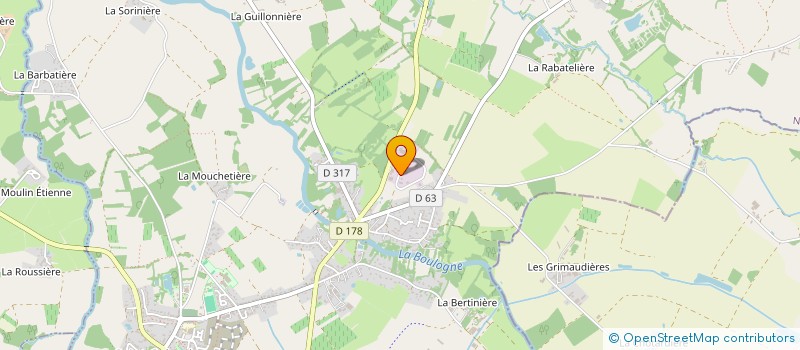 localisation de l'entreprise BTP COLOMBANAIS  SAINT-COLOMBAN