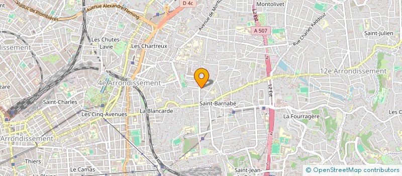 localisation de l'entreprise BTP COMPANY à MARSEILLE