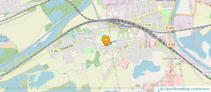 localisation de l'entreprise BTP CONCEPT  VARENNES-SUR-SEINE