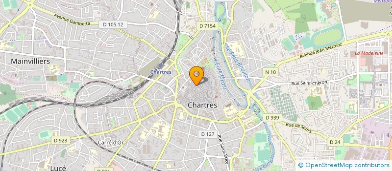 localisation de l'entreprise BTP CONCEPT à CHARTRES