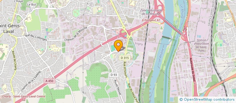 localisation de l'entreprise BTP CONFORT  IRIGNY