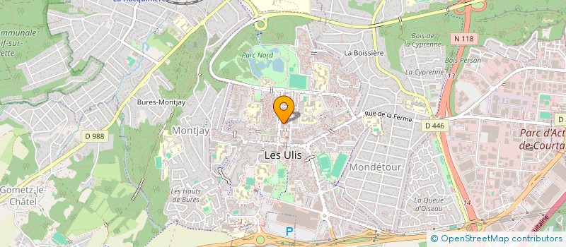localisation de l'entreprise BTP CONSEIL à LES ULIS