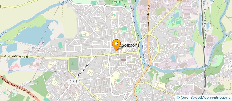 localisation de l'entreprise BTP CONSTRU à SOISSONS