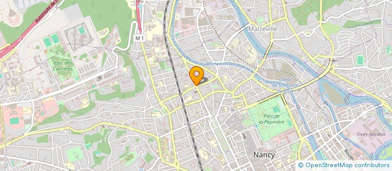 localisation de l'entreprise BTP CONSTRUCTION +  NANCY