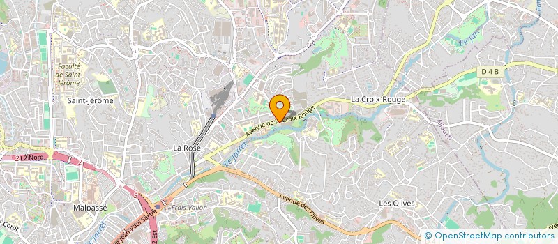 localisation de l'entreprise BTP CONSTRUCTION à MARSEILLE