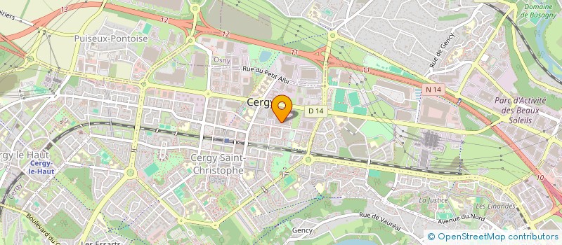 localisation de l'entreprise BTP CONSULTING  CERGY