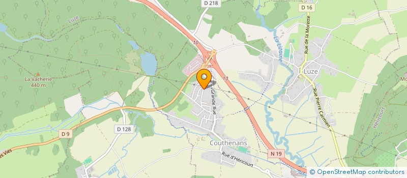 localisation de l'entreprise BTP CORDEIRO  COUTHENANS