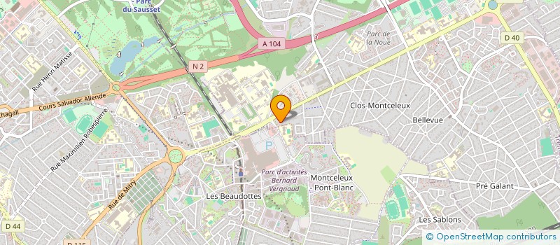 localisation de l'entreprise BTP DECOR à VILLEPINTE