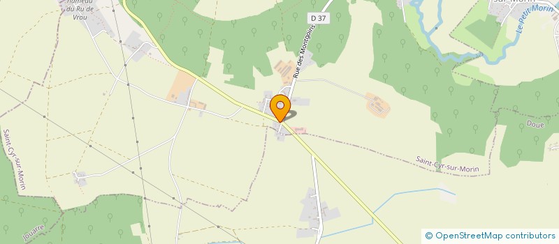 localisation de l'entreprise BTP DISTRIBUTION à SAINT-CYR-SUR-MORIN