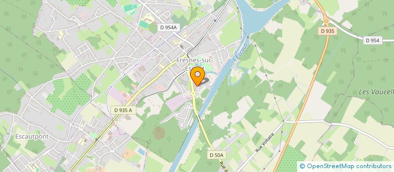 localisation de l'entreprise BTP DU HAINAUT à FRESNES-SUR-ESCAUT