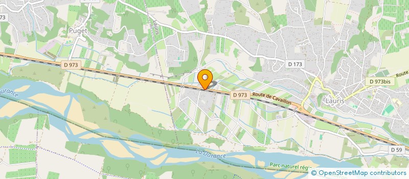 localisation de l'entreprise BTP DURANCE  LAURIS