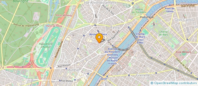 localisation de l'entreprise BTP ENTREPRISE  PARIS