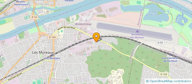 localisation de l'entreprise BTP EUROPE à LES MUREAUX