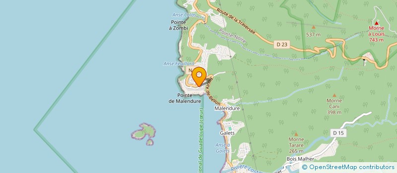 localisation de l'entreprise BTP EXPRESS à BOUILLANTE