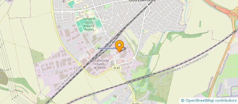 localisation de l'entreprise BTP FRANCILIEN à GOUSSAINVILLE