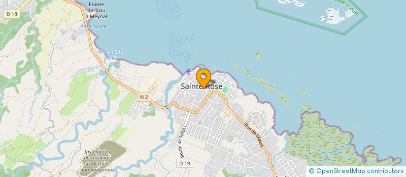 localisation de l'entreprise BTP GUADELOUPE MILLENIUM à SAINTE-ROSE