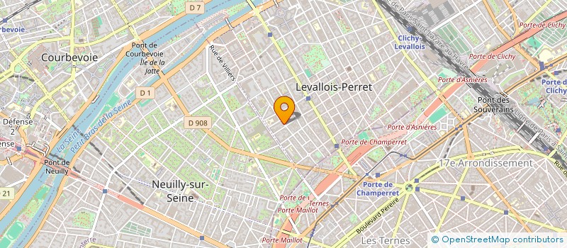 localisation de l'entreprise BTP IBRA à LEVALLOIS-PERRET