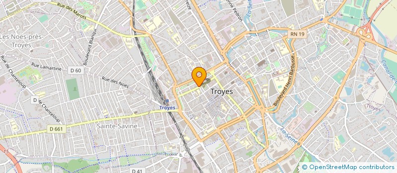 localisation de l'entreprise BTP IMMO à TROYES