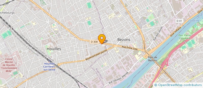 localisation de l'entreprise BTP IMMO SOLUTIONS à HOUILLES