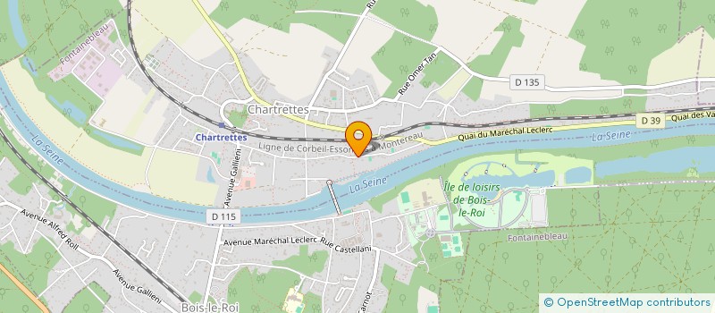 localisation de l'entreprise BTP INVESTISSEMENTS  CHARTRETTES