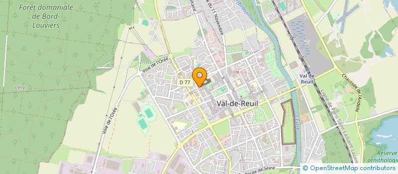 localisation de l'entreprise BTP IZ  VAL-DE-REUIL