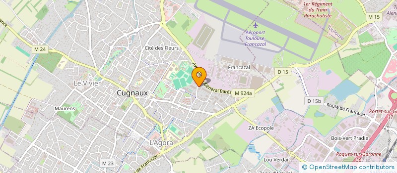 localisation de l'entreprise BTP LOC 31  CUGNAUX