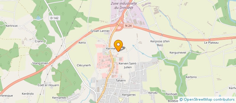 localisation de l'entreprise BTP LOCATION à BAUD