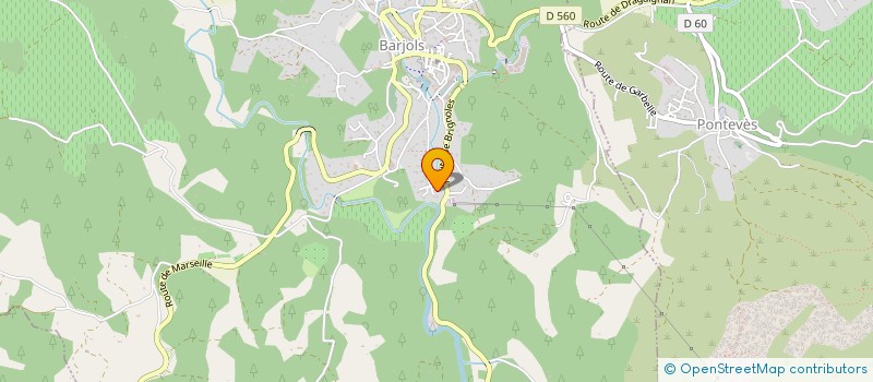 localisation de l'entreprise BTP MARCO  BARJOLS