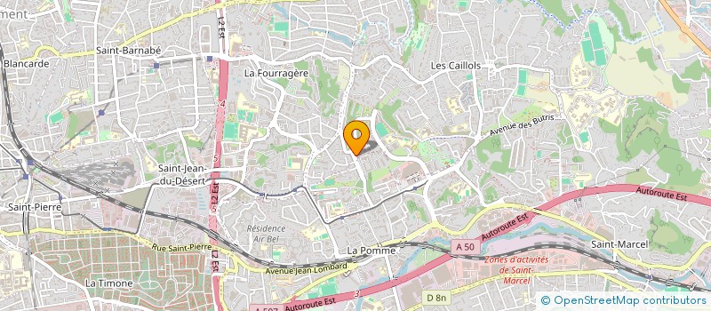 localisation de l'entreprise BTP MULTI SERVICES à MARSEILLE