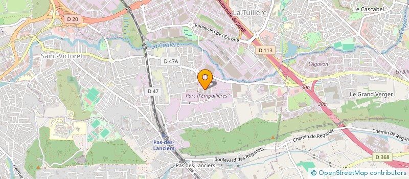 localisation de l'entreprise BTP MULTIELEC à SAINT-VICTORET