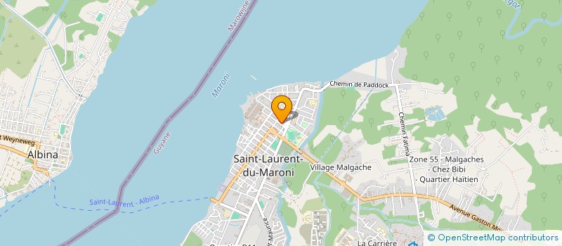 localisation de l'entreprise BTP MULTISERVICES à SAINT-LAURENT-DU-MARONI