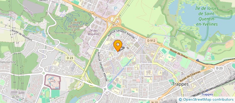 localisation de l'entreprise BTP N'EJDA  TRAPPES